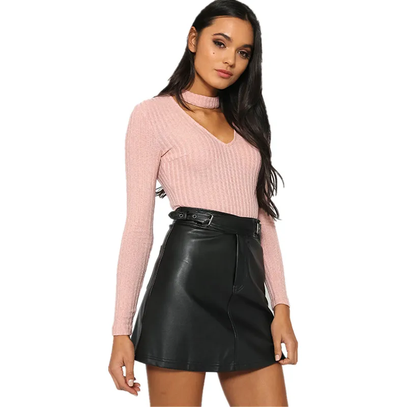 Sexy Bodysuits Women 2019 Halter Knitted Autumn Winter Black Slim Bodycon Jumpsuit Romper Womens Jumpsuit Tops
Sexy Bodysuits Women 2019 Halter Knitted Autumn Winter Black Slim Bodycon Jumpsuit Romper Womens Jumpsuit Tops