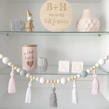 Nordic Style Wall Hanging Curtain Room Decoration Wall Hanging Wooden Bead Tassel Curtain Decoration
Nordic Style Wall Hanging Curtain Room Decoration Wall Hanging Wooden Bead Tassel Curtain Decoration