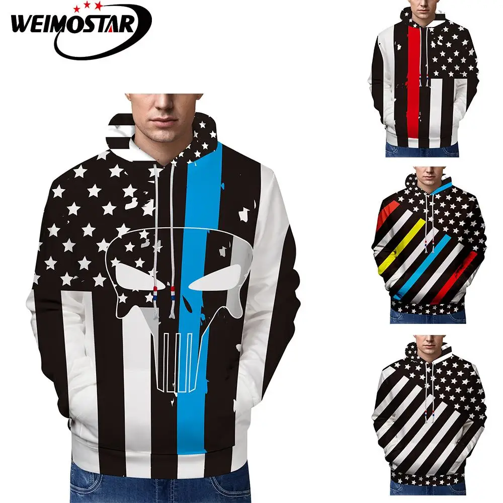 Weimostar 2019 Hoodies Men Autumn Spring Sweatshirts Hip Hop Casual Polyester Pullover Skateboard Hoodie Womens Hooded Strip | Спорт и