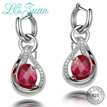 L&zuan S925 Sterling Silver 5.82ct Ruby Red Quartz Flower Drop Earring Jewelry For Silver Dangle Earrings Fine Gemstone Jewelry
L&zuan S925 Sterling Silver 5.82ct Ruby Red Quartz Flower Drop Earring Jewelry For Silver Dangle Earrings Fine Gemstone Jewelry