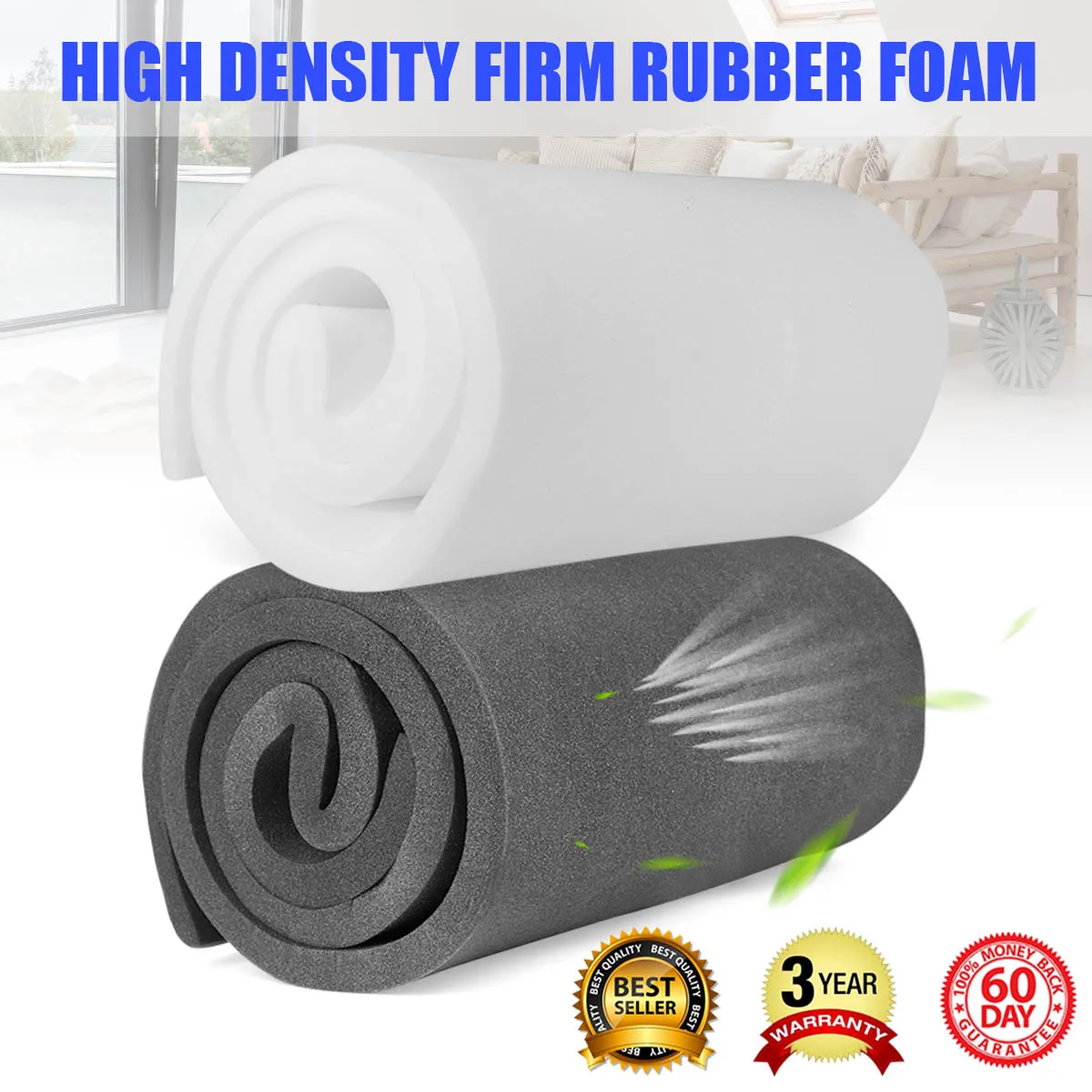 High Density Seat Foam Rubber Replacement Upholstery Cushion Pad Length 2000X50X25mm Two Color
High Density Seat Foam Rubber Replacement Upholstery Cushion Pad Length 2000X50X25mm Two Color