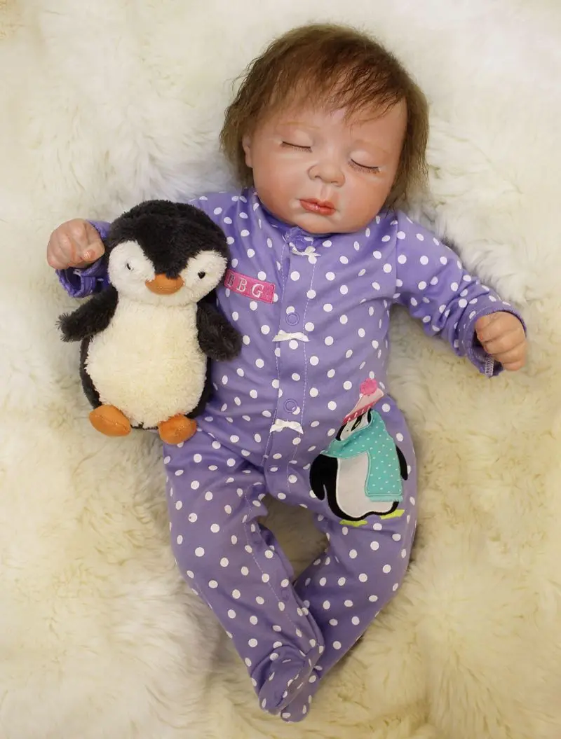 Newest silicone reborn dolls 20" 55cm girl doll reborn babies high quality children gift dolls toy bebe real reborn bonecas
Newest silicone reborn dolls 20" 55cm girl doll reborn babies high quality children gift dolls toy bebe real reborn bonecas