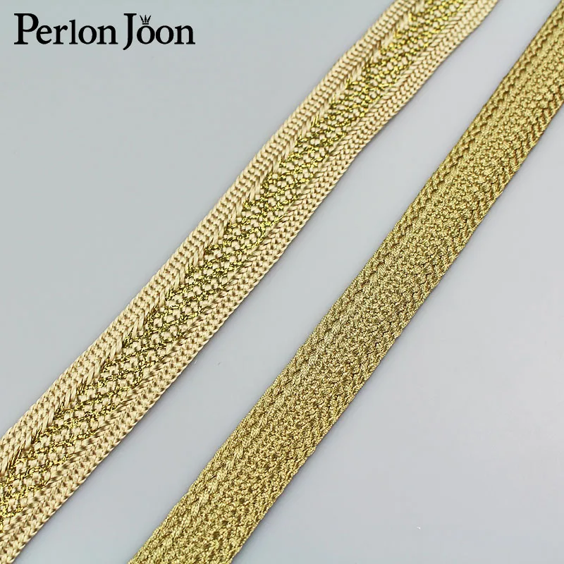 1 yard 1.9cm New gold thread polyester webbing clothing bag shoes decorative ribbon woven decorative accessories ZD004
1 yard 1.9cm New gold thread polyester webbing clothing bag shoes decorative ribbon woven decorative accessories ZD004