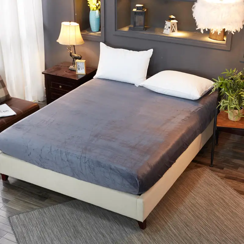 Solid Color Bed Sheet Customized Soft and Warm Flannel Fleece Bedsheet 25cm Hight Twin/Full/Queen/King Size Winter Fitted Sheet
Solid Color Bed Sheet Customized Soft and Warm Flannel Fleece Bedsheet 25cm Hight Twin/Full/Queen/King Size Winter Fitted Sheet
