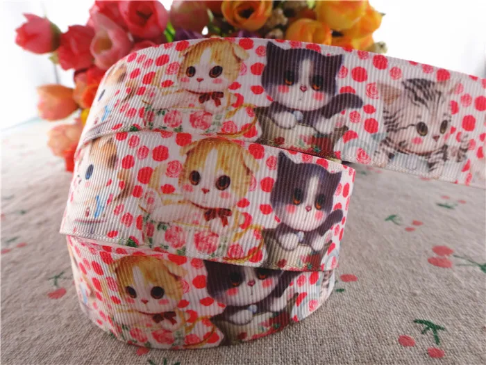 17031705,New arrival 1" (25mm) 5 yards/lot cat printed grosgrain ribbons cartoon ribbon DIY handmade materials
17031705,New arrival 1" (25mm) 5 yards/lot cat printed grosgrain ribbons cartoon ribbon DIY handmade materials
