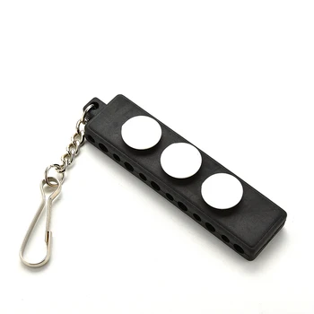 New Arrival Outdoor Golf Tee Holder Carrier 12 Wooden Plastic Tees with 3 Ball Markers with Keychain Golf Accessories 1PC
New Arrival Outdoor Golf Tee Holder Carrier 12 Wooden Plastic Tees with 3 Ball Markers with Keychain Golf Accessories 1PC
