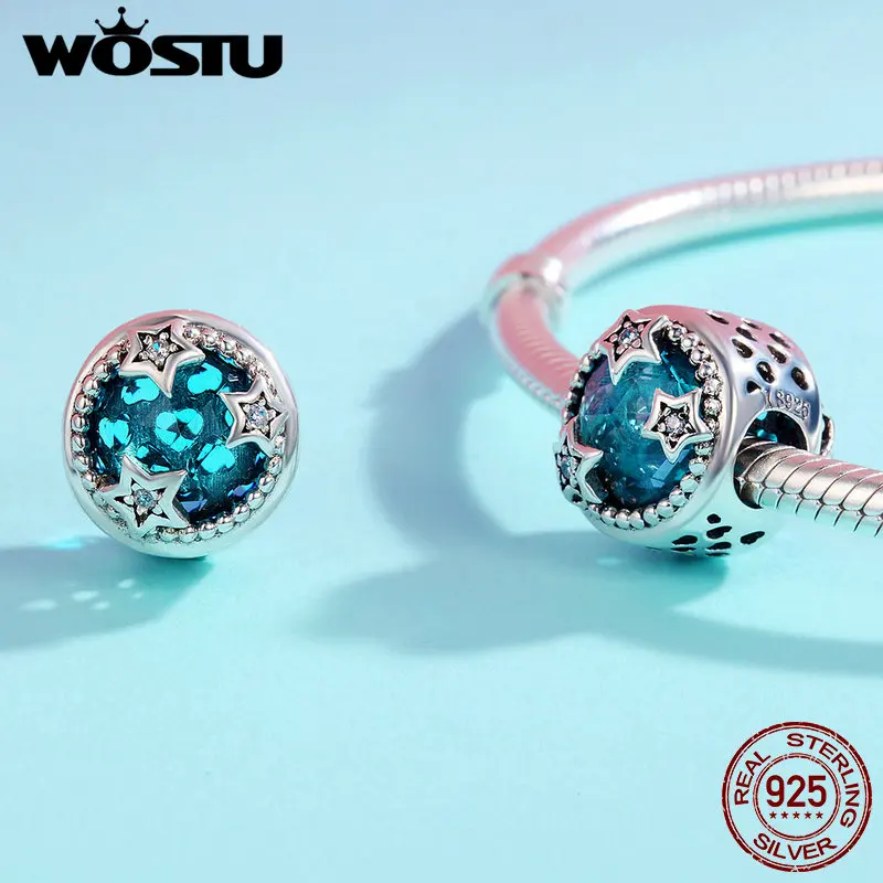 WOSTU Popular Genuine 925 Sterling Silver Romantic Star Clear CZ Beads fit Original Charm Bracelets Women DIY jewelry FIC286
WOSTU Popular Genuine 925 Sterling Silver Romantic Star Clear CZ Beads fit Original Charm Bracelets Women DIY jewelry FIC286