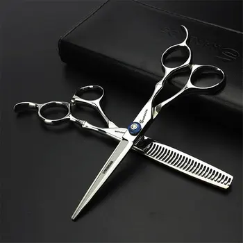 Hair salon 6 inch cutting scissors and thinning scissors professional hairdresser hairdressing scissors free shipping
Hair salon 6 inch cutting scissors and thinning scissors professional hairdresser hairdressing scissors free shipping