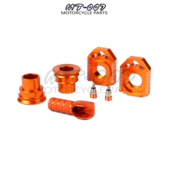 CNC Rear Chain Adjuster Axle Block & Rear Wheel hub Sets For SX SX-F XC XC-F 125 250 350 450 530 Motorcycle Dirt Bike
CNC Rear Chain Adjuster Axle Block & Rear Wheel hub Sets For SX SX-F XC XC-F 125 250 350 450 530 Motorcycle Dirt Bike