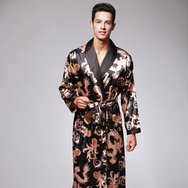 gents Dragon robe gowns Summer Mini Yukata Pajamas Lingerie Nightgowns men Kimono Bathrobe Hombres Pijama size L XL XXL WP032
gents Dragon robe gowns Summer Mini Yukata Pajamas Lingerie Nightgowns men Kimono Bathrobe Hombres Pijama size L XL XXL WP032