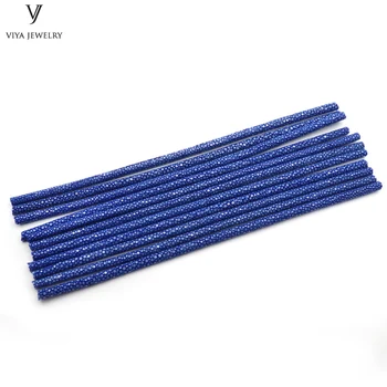 1 piece (Length: 20.5cm, Diamater :4mm,5mm,6mm|) Genuine Blue Stingray leather Rope Stingray Jewelry Leather Cords For Bracelet
1 piece (Length: 20.5cm, Diamater :4mm,5mm,6mm|) Genuine Blue Stingray leather Rope Stingray Jewelry Leather Cords For Bracelet