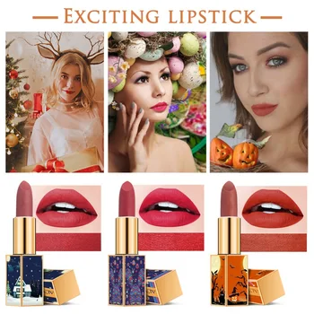 New Sexy Matte Lipstick Make Up Waterproof Velvet Glossy Lipstick Fashion Lipsticks Set
New Sexy Matte Lipstick Make Up Waterproof Velvet Glossy Lipstick Fashion Lipsticks Set