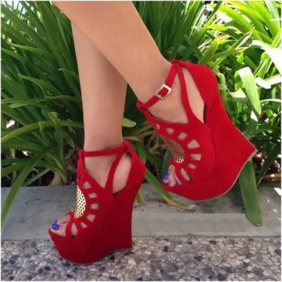 Sorbern Red Women Sandal Wedges Cut-Outs Open Shoes Platform Sandals High Heels Ladies Ol Sandals Gladiator Mesh Summer Shoes
Sorbern Red Women Sandal Wedges Cut-Outs Open Shoes Platform Sandals High Heels Ladies Ol Sandals Gladiator Mesh Summer Shoes