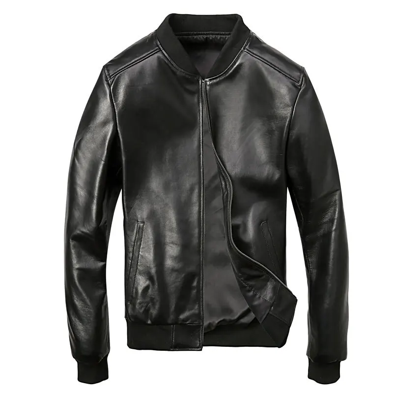 Men's Sheepskin Winter Genuine Leather Jacket Motorcycle For Men Pilot Bomber Jacket Natural Real Leather Male Aviator Coat 2019
Men's Sheepskin Winter Genuine Leather Jacket Motorcycle For Men Pilot Bomber Jacket Natural Real Leather Male Aviator Coat 2019