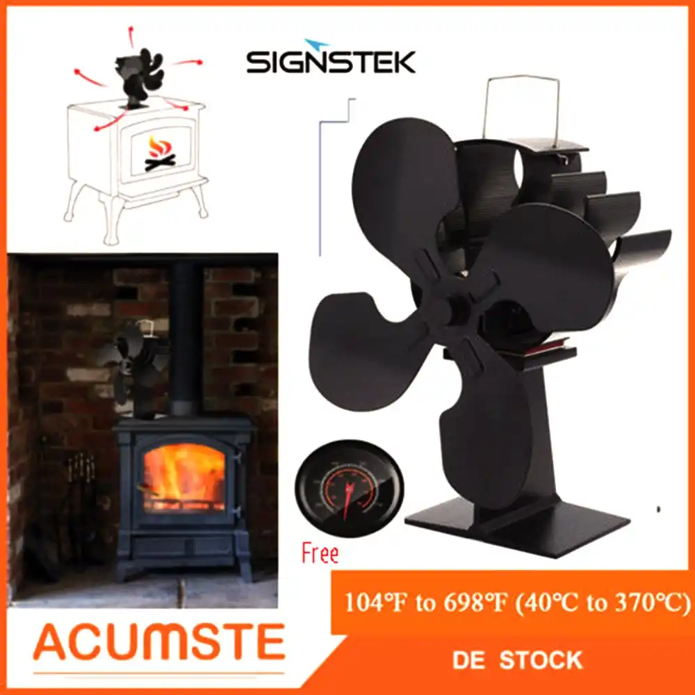 Fireplace Stainless Steel Chimenea Stove Fan Chimenea Electrica