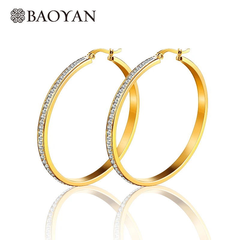 Fashion Jewelry Big Round Women Hoop Earring 50mmRhinestone Crystal Hoop Earrings For Women Earring Jewelry Women Wholesale
Fashion Jewelry Big Round Women Hoop Earring 50mmRhinestone Crystal Hoop Earrings For Women Earring Jewelry Women Wholesale