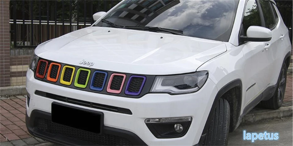 Lapetus Front Head Grille Grill Decoration Ring Frame Cover Trim 7 Pcs Fit For Jeep Compass 2017 2018 2019 ABS More Colors
Lapetus Front Head Grille Grill Decoration Ring Frame Cover Trim 7 Pcs Fit For Jeep Compass 2017 2018 2019 ABS More Colors