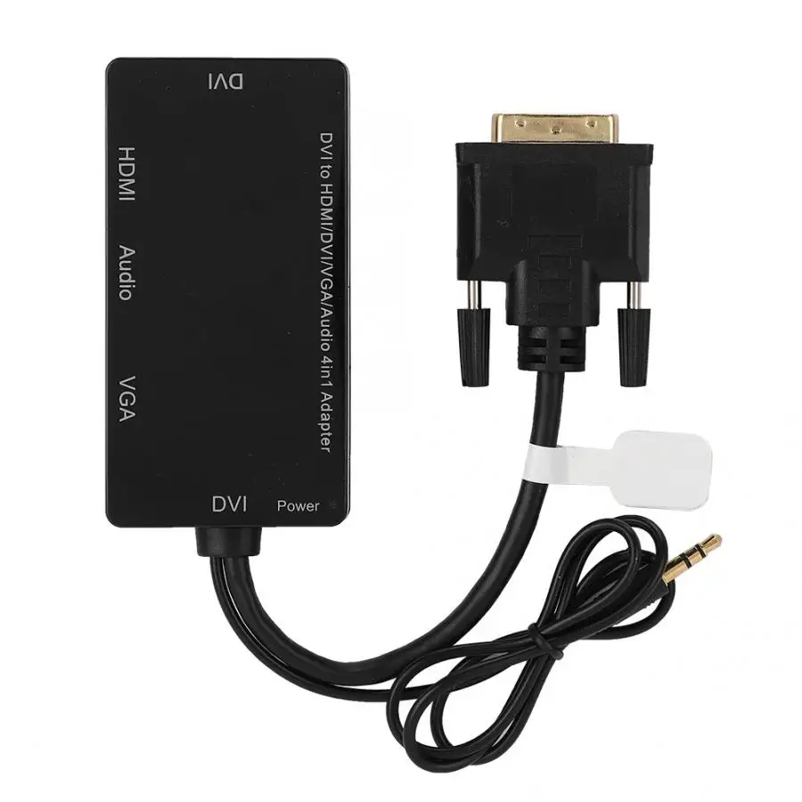 4 In 1 DVI To HDMI+DVI+VGA+Audio Converter Data Transmission Adapter Support Display Simultaneously for Computers Monitors TVs
4 In 1 DVI To HDMI+DVI+VGA+Audio Converter Data Transmission Adapter Support Display Simultaneously for Computers Monitors TVs