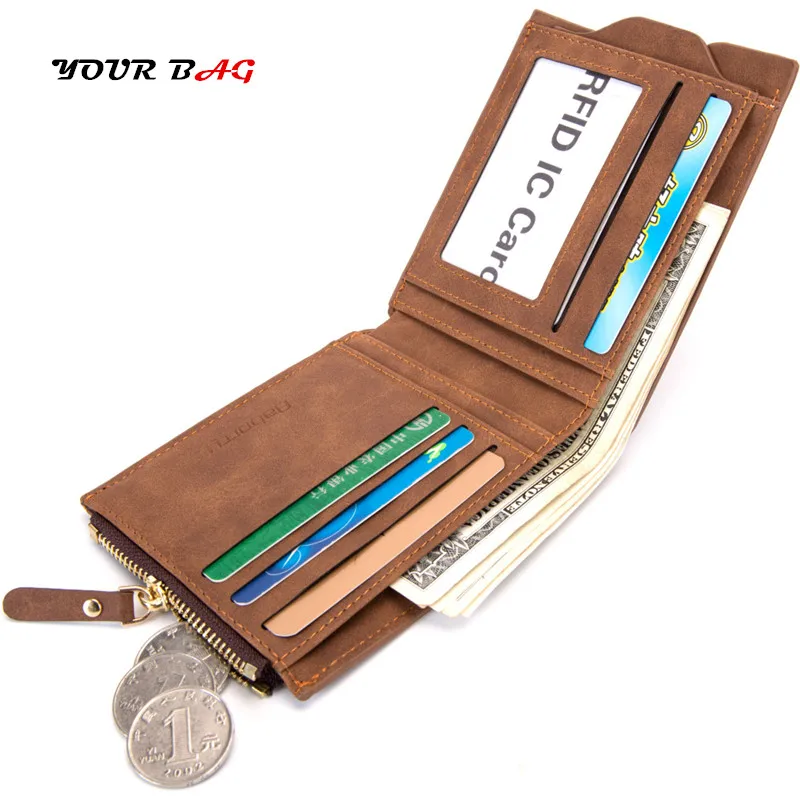 UBAG 2018 Wallet For Men Thin vintage PU Leather Cards Small zipper wallet Coin Money Purses Design Bags Casual Male Purse RFID
UBAG 2018 Wallet For Men Thin vintage PU Leather Cards Small zipper wallet Coin Money Purses Design Bags Casual Male Purse RFID