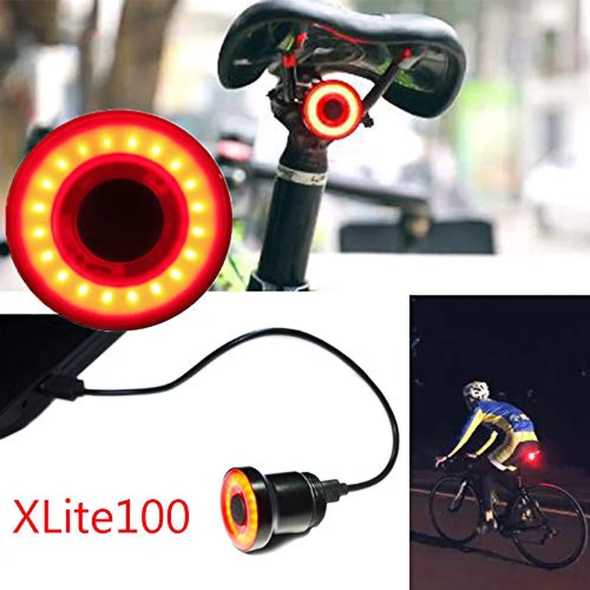 XLITE100 Smart Cycle Rear Lamp W/ Braking Light Auto/Manual Control Up to 50Hrs Burning Time Alloy Housing USB Charge 2019 Best
XLITE100 Smart Cycle Rear Lamp W/ Braking Light Auto/Manual Control Up to 50Hrs Burning Time Alloy Housing USB Charge 2019 Best