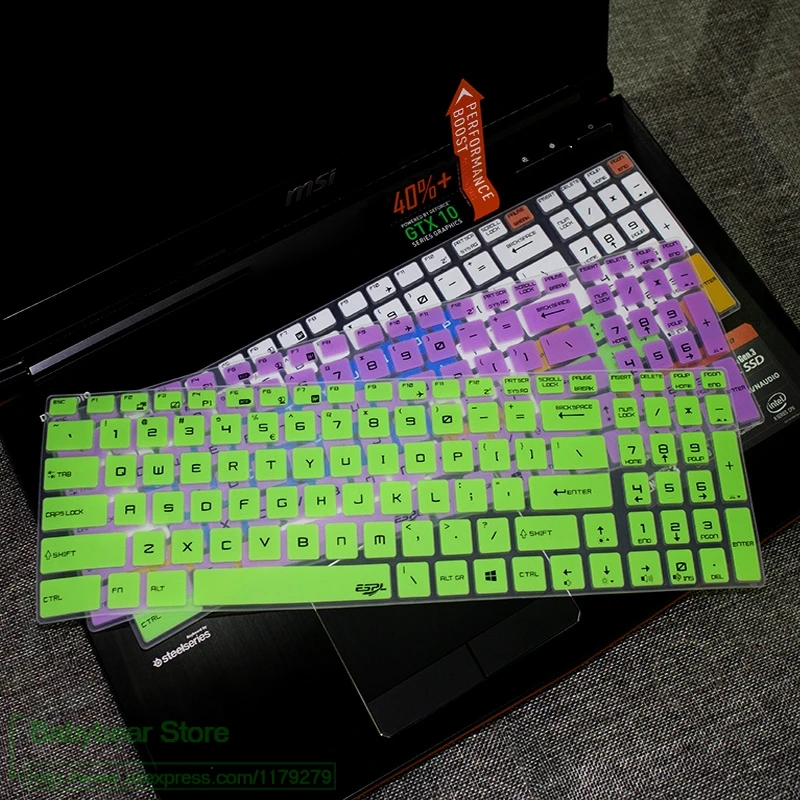 17.3 15.6 Laptop Keyboard cover Protector for MSI GS60 PE60 GE62 GL62 GT62 GT62VR WS60 GP62 GS63VR PX60 PL60 WS63 CX62 WE62
17.3 15.6 Laptop Keyboard cover Protector for MSI GS60 PE60 GE62 GL62 GT62 GT62VR WS60 GP62 GS63VR PX60 PL60 WS63 CX62 WE62