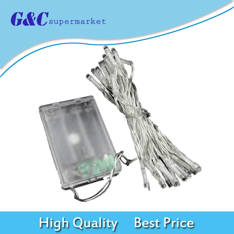 Battery Powered 30 LEDs Christmas String Fairy Lights Warm white for Wedding Party
Battery Powered 30 LEDs Christmas String Fairy Lights Warm white for Wedding Party