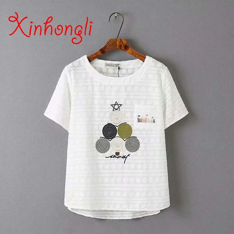 Plus size white red cotton geometric Embroidered Jacquard women t shirts 2019 summer tshirts O-Neck short sleeve ladies t-shirts
Plus size white red cotton geometric Embroidered Jacquard women t shirts 2019 summer tshirts O-Neck short sleeve ladies t-shirts