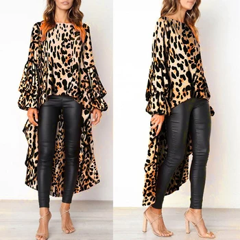 Elegant Long Dresses For Women Leopard Print Casual Omfortable Soft Dress Robe Vestidos Lantern Sleeve Vintage Irregular Dress
Elegant Long Dresses For Women Leopard Print Casual Omfortable Soft Dress Robe Vestidos Lantern Sleeve Vintage Irregular Dress