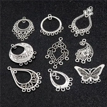 9 pairs/Lot Bohemia Vintage Earrings Connector Pendants Charm For DIY Making Jewelry Butterfly Flower Retro Necklace Accessories
9 pairs/Lot Bohemia Vintage Earrings Connector Pendants Charm For DIY Making Jewelry Butterfly Flower Retro Necklace Accessories