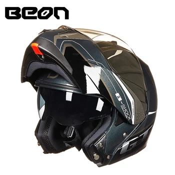 BEON New motorcycle helmet Flip Up Dual Visor Racing Motos Helmet helmet 100% Genuine B700
BEON New motorcycle helmet Flip Up Dual Visor Racing Motos Helmet helmet 100% Genuine B700