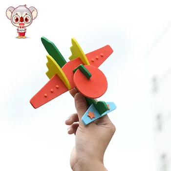 

Saizhi 1pcs 3D Puzzle plane Paper Dimensional Miniature Cardboard Model Assembled Educational Toys for Children Jigsaw Kids Toys
