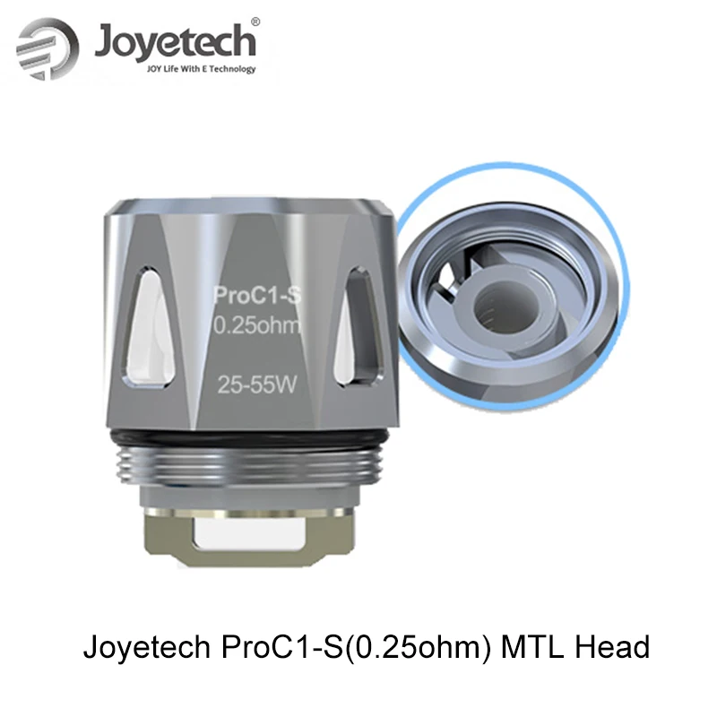 Joyetech ProC Series Heads-ProC1-S(0.25ohm) MTL Head Coil Joyetech ProCore Aries Replacement Atomizer Head for eVic Primo Mini