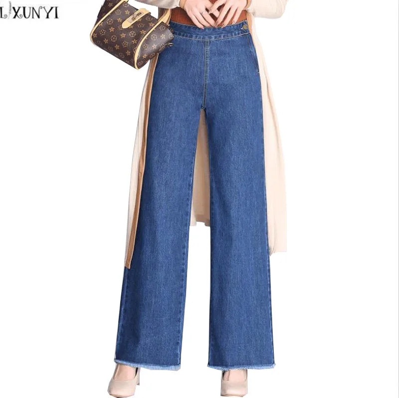 LXUNYI High Waist Wide Leg jeans Women Tassel Spring Autumn 2019 Fashion Straight Loose Jeans Woman casual denim pantalon femme
LXUNYI High Waist Wide Leg jeans Women Tassel Spring Autumn 2019 Fashion Straight Loose Jeans Woman casual denim pantalon femme