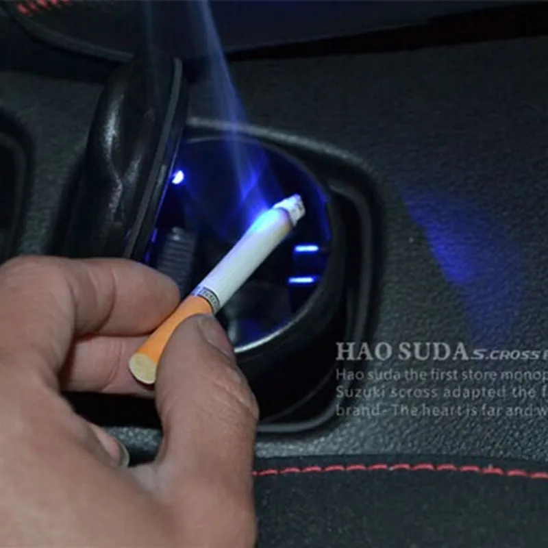 Universal Truck Car Ashtray LED Cigarette Smoke Cigar Cendrier AshtrayCenicero Cinzeiro Ceniceros Asbak Cylinder Cup Holder
Universal Truck Car Ashtray LED Cigarette Smoke Cigar Cendrier AshtrayCenicero Cinzeiro Ceniceros Asbak Cylinder Cup Holder