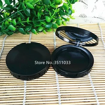 30PCS Empty Matte Black Flip Cap Round Blusher Powder Compact with Mirror Aluminum Pan Cosmetic Eyeshadow Powder Container Case
30PCS Empty Matte Black Flip Cap Round Blusher Powder Compact with Mirror Aluminum Pan Cosmetic Eyeshadow Powder Container Case