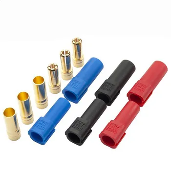 10PCS Amass XT150 Male Female Plug 6mm Large Current 30A Gold-plated Banana Plug Jack Pin w/Sheath Protector Fr FPV Batterries
10PCS Amass XT150 Male Female Plug 6mm Large Current 30A Gold-plated Banana Plug Jack Pin w/Sheath Protector Fr FPV Batterries