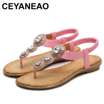 CEYANEAO2019Bohemia Sandals New Summer Women Flip Flops Flats Shoes Ladies Casual Beach Sandals Plataformas Mujer SandaliasE1783
CEYANEAO2019Bohemia Sandals New Summer Women Flip Flops Flats Shoes Ladies Casual Beach Sandals Plataformas Mujer SandaliasE1783