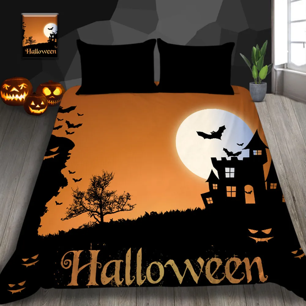 Thumbedding Halloween Bedding King 3D Duvet Cover Queen Twin Full Western Festival Decoration Bed Set with Pillowcase
Thumbedding Halloween Bedding King 3D Duvet Cover Queen Twin Full Western Festival Decoration Bed Set with Pillowcase