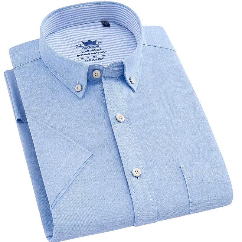 2018 New Cotton Men's Summer Business Shirt Short Sleeve Turn-down Collar 100% Cotton Shirts High Quality Male Clothing
2018 New Cotton Men's Summer Business Shirt Short Sleeve Turn-down Collar 100% Cotton Shirts High Quality Male Clothing