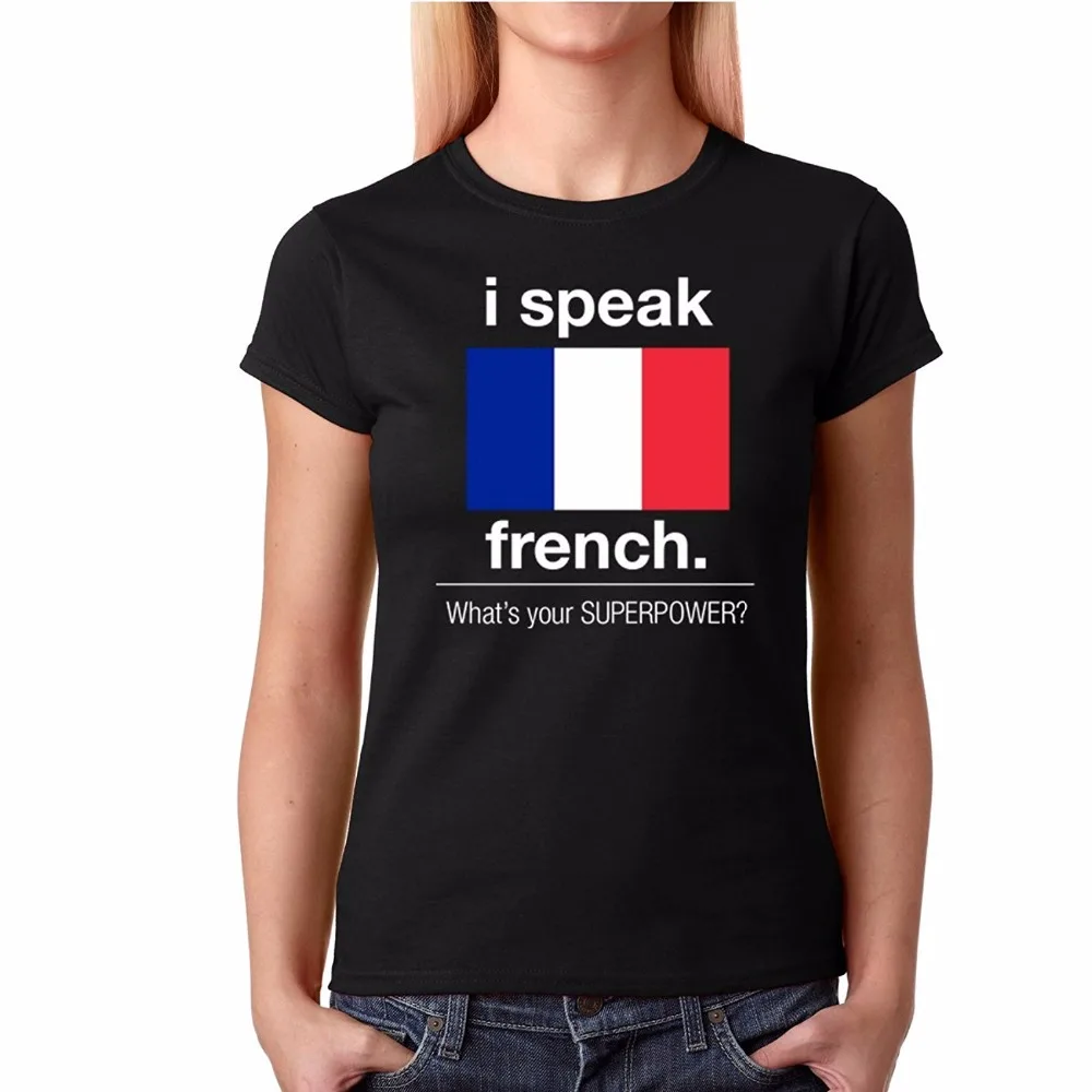 New Fashion Brand Women Cartoon Hip Hop Shirt I Speak French. What'S Your Superpower Premium Women'S T-Shirt printed T Shirts
New Fashion Brand Women Cartoon Hip Hop Shirt I Speak French. What'S Your Superpower Premium Women'S T-Shirt printed T Shirts