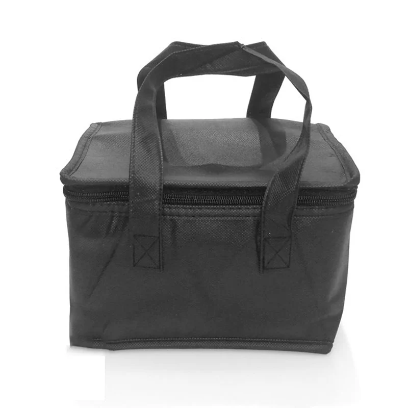 4L portable black lunch bag thermal picnic box small cooler bag cans holder meal drinks insulated cool handbag ice pack ice bag
4L portable black lunch bag thermal picnic box small cooler bag cans holder meal drinks insulated cool handbag ice pack ice bag