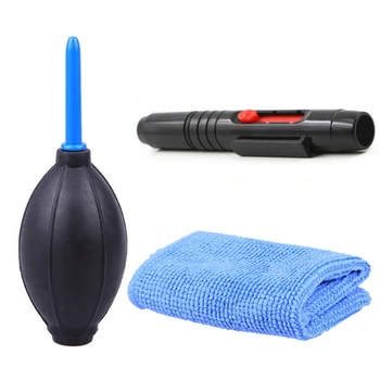 3 in 1 Portable Camera Clean Kit Cleaning Cloth Camera Cleaner Pen Air Blaster Blower Accessories Set for Camera Keyboard Phones
3 in 1 Portable Camera Clean Kit Cleaning Cloth Camera Cleaner Pen Air Blaster Blower Accessories Set for Camera Keyboard Phones