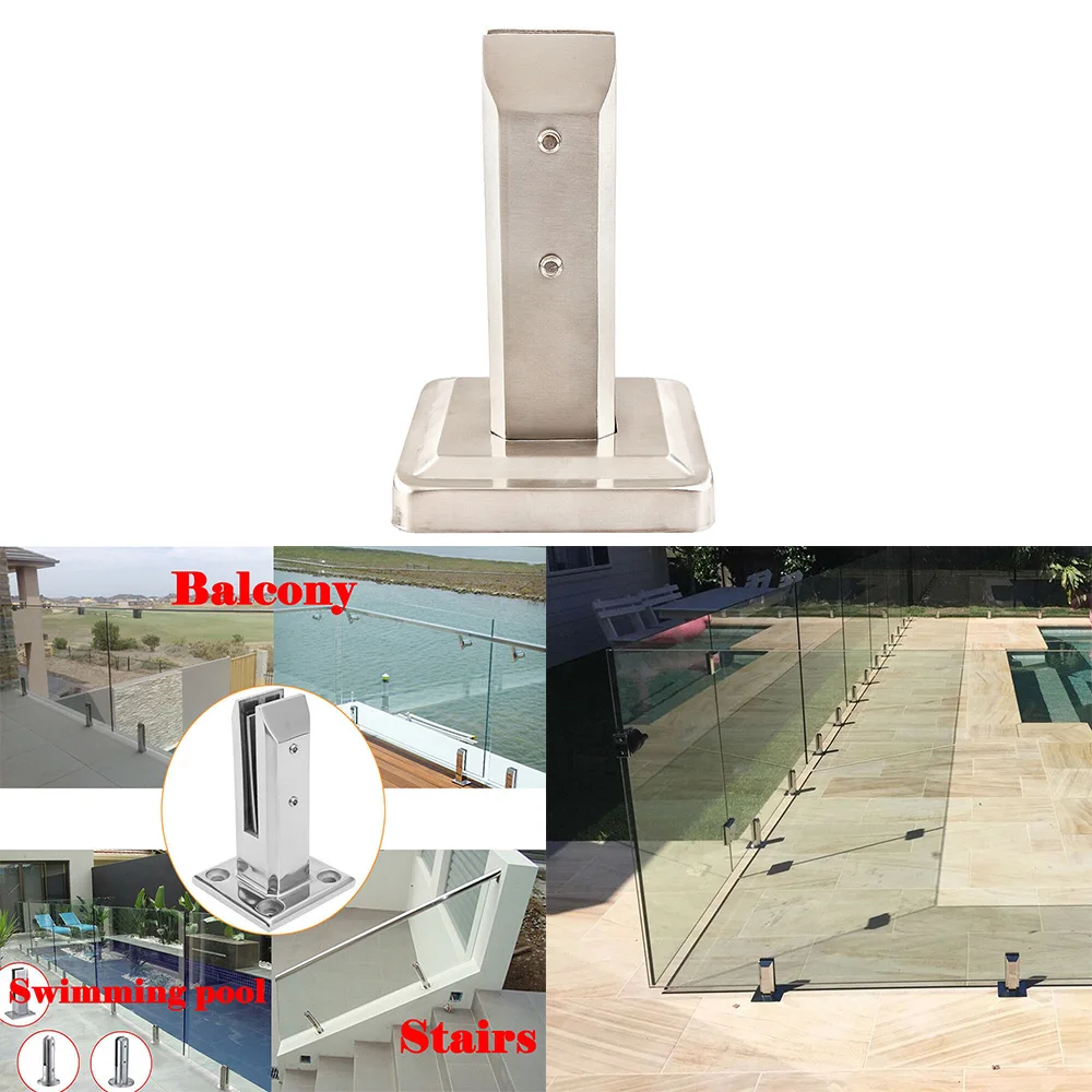 Tempered Swimming Pool Glass Clamp Glass Handrail Balustrade Stair Standing Glass Stainless Steel Compact Swimming Pool Feet
Tempered Swimming Pool Glass Clamp Glass Handrail Balustrade Stair Standing Glass Stainless Steel Compact Swimming Pool Feet