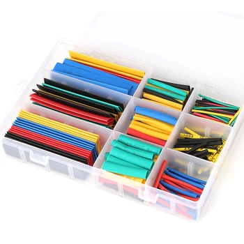 328Pcs/box Heat Shrinkable Tube Thermoretractile Tubing For Electrical Cables Sleeve Wire Protector Drop Shipping Set
328Pcs/box Heat Shrinkable Tube Thermoretractile Tubing For Electrical Cables Sleeve Wire Protector Drop Shipping Set