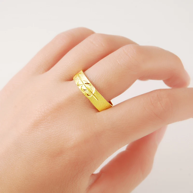 New Brand 24k Gold Plating Accessory Classic Romantic Yellow Gold Color Rings for Women Fashion Jewelry Wholesale Size 7/8/9/10
New Brand 24k Gold Plating Accessory Classic Romantic Yellow Gold Color Rings for Women Fashion Jewelry Wholesale Size 7/8/9/10