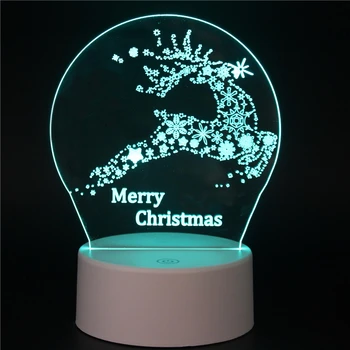 The Christmas colorful 3D Light touch lights LED 7 colors Xmas present Night lamp remote control lighting gifts christmas tree
The Christmas colorful 3D Light touch lights LED 7 colors Xmas present Night lamp remote control lighting gifts christmas tree