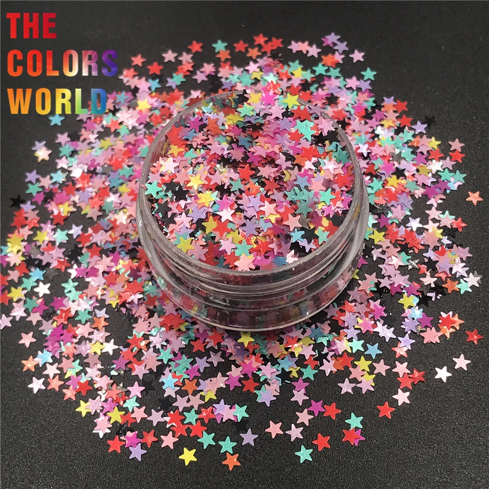 TCT-296 Star Shape Mix Color Nails Glitter Nail Art Decoration Makeup Body Glitter Face Paint Festival DIY Decoration Accessory
TCT-296 Star Shape Mix Color Nails Glitter Nail Art Decoration Makeup Body Glitter Face Paint Festival DIY Decoration Accessory