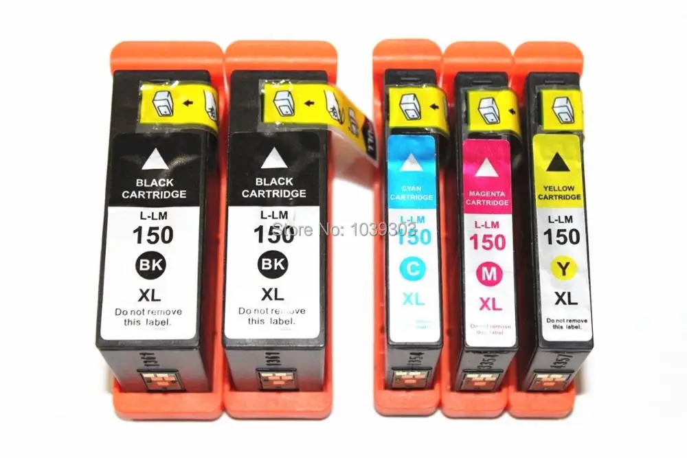 5pk Compatible 150 XL Ink Cartridge Set 150 XL Compatible HY For Lexmark S315 S415 S515 S715
5pk Compatible 150 XL Ink Cartridge Set 150 XL Compatible HY For Lexmark S315 S415 S515 S715