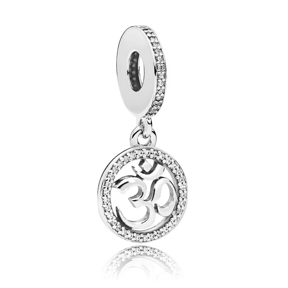 925 Sterling Silver DIY Jewelry Om Symbol Dangle Charm fit Pandora Bracelet Bangle Clear CZ
925 Sterling Silver DIY Jewelry Om Symbol Dangle Charm fit Pandora Bracelet Bangle Clear CZ