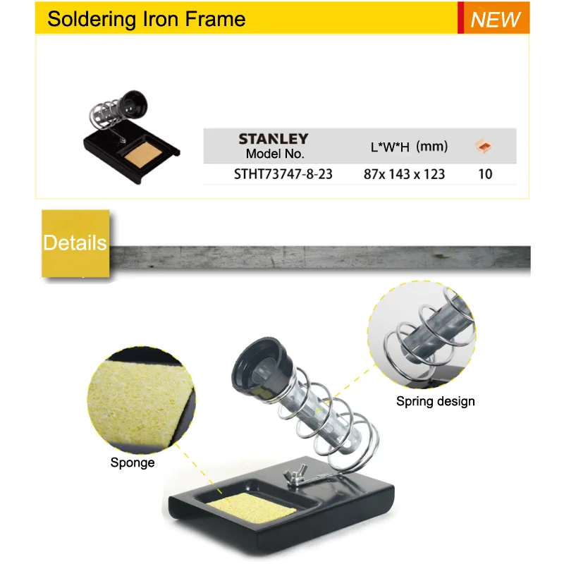 Stanley soldering iron holder size